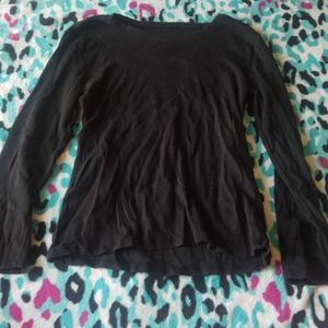 Girls' Black Justice Long Sleeve